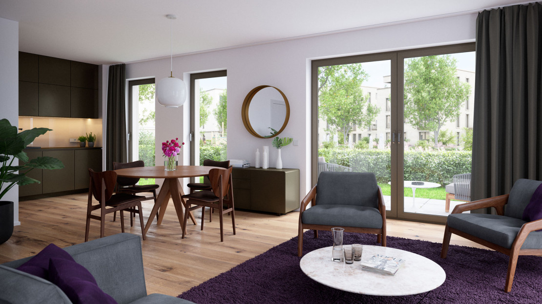 Visualisierung Wohnzimmer